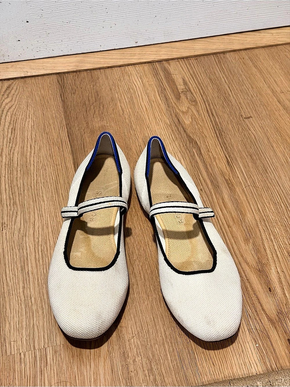 Rothy's The Cruiser Mary Jane White Flats